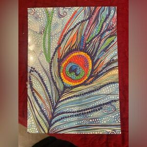 Peacock Feather Card